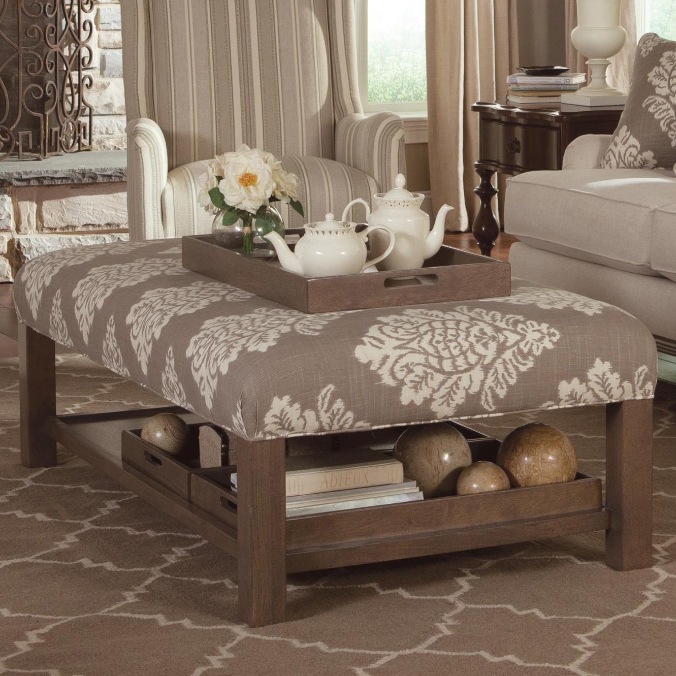 Contemporary shop cocktail ottoman